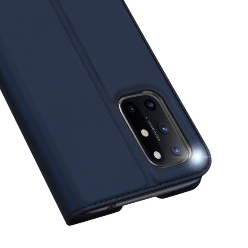 Flip Kotelot OnePlus 8T Granatowy Czarny Etui na Telefon Skóra Pro Dux Ducis