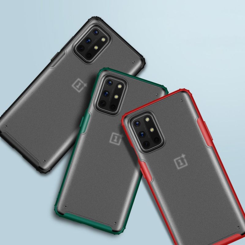 Futerały OnePlus 8T Czerwony Czarny Matowa Hybryda