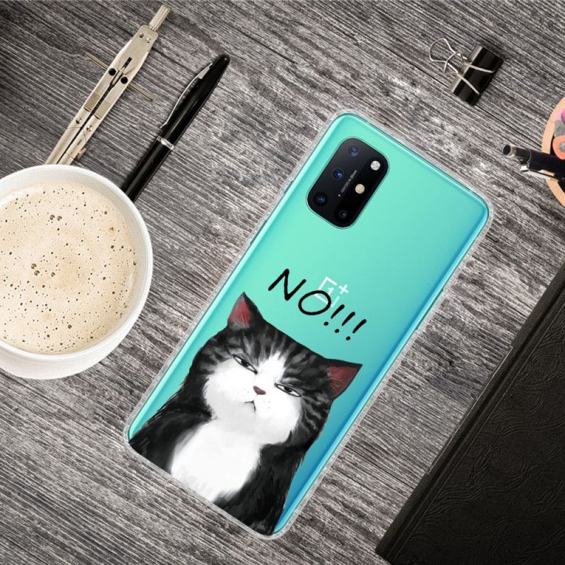 Futerały OnePlus 8T Etui na Telefon Kot. Który Mówi Nie