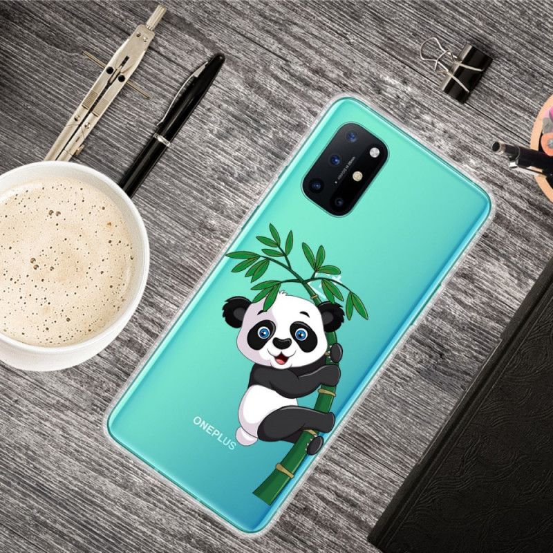 Futerały OnePlus 8T Etui na Telefon Przezroczysta Panda Na Bambusie