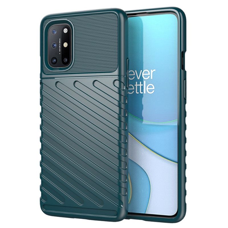 Futerały OnePlus 8T Zielony Czarny Etui na Telefon Seria Grzmotów