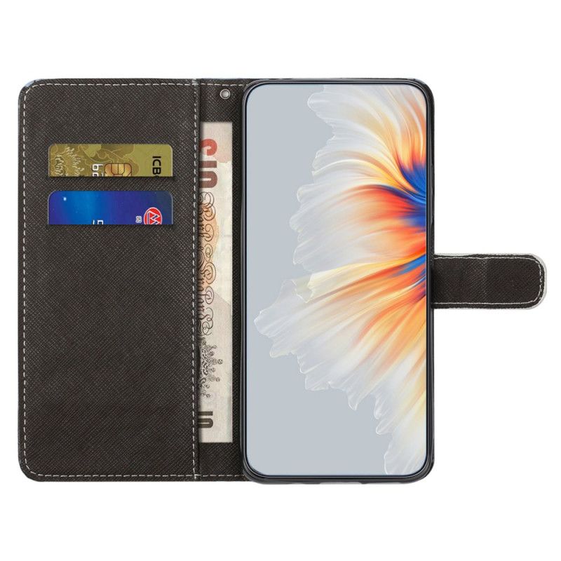 Etui Folio Do Honor 200 Lite Kocie Oczy Z Paskami