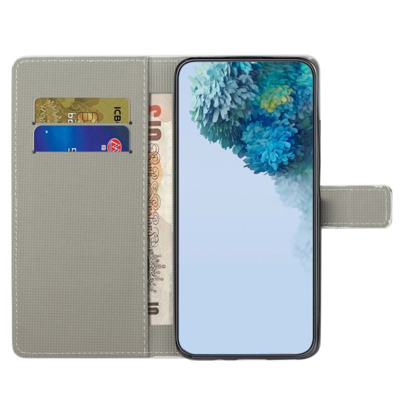 Etui Folio Honor 200 Lite Błękitny Motyl Etui Ochronne