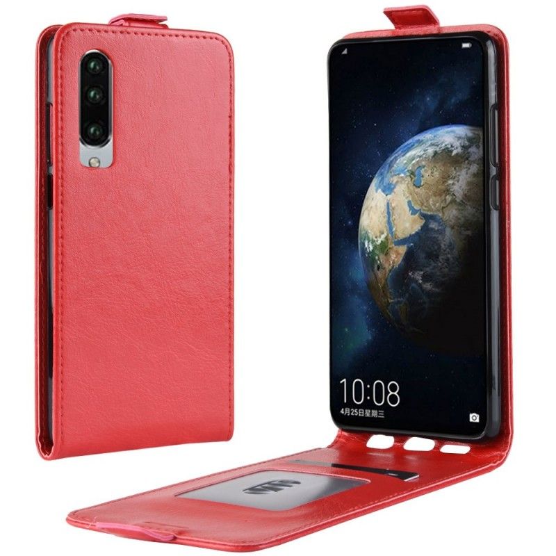 Etui Folio Huawei P30 Biały Czarny Składane Etui Ochronne