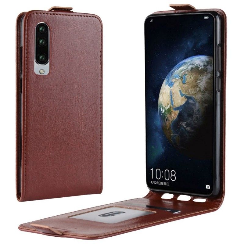 Etui Folio Huawei P30 Biały Czarny Składane Etui Ochronne