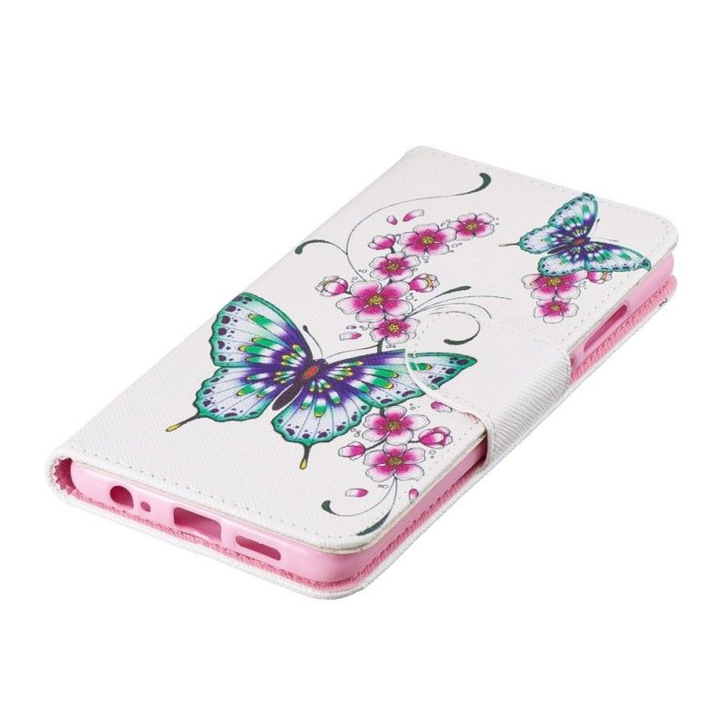 Etui Folio Huawei P30 Cudowne Motyle Etui Ochronne