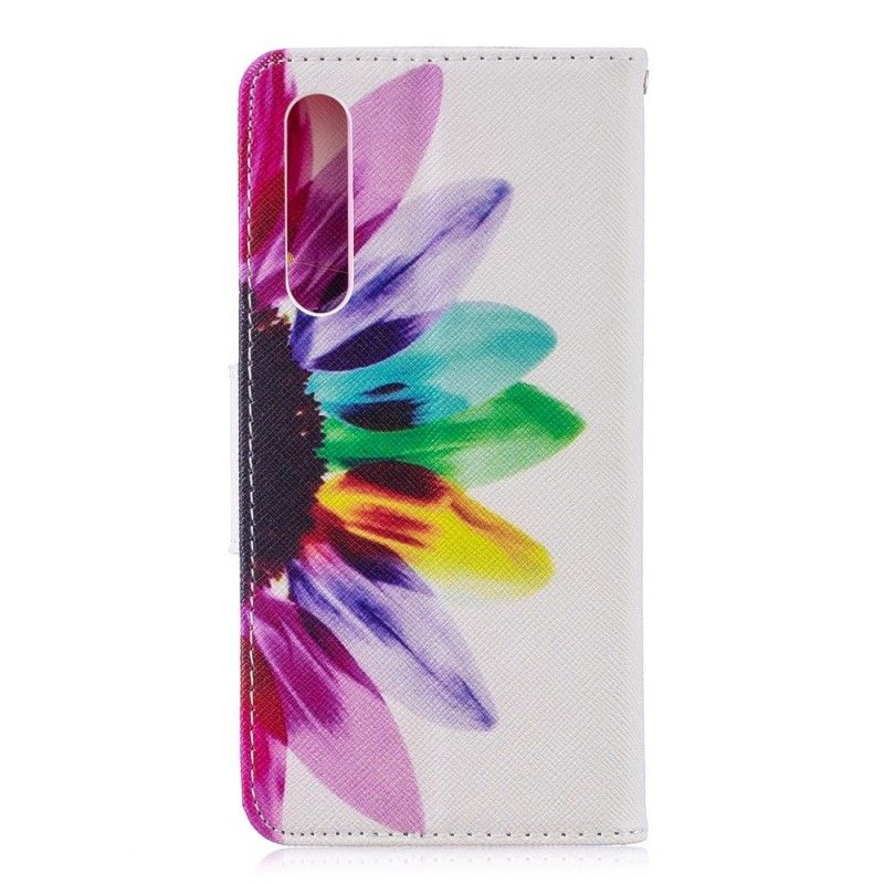 Etui Folio Huawei P30 Kwiat Akwareli