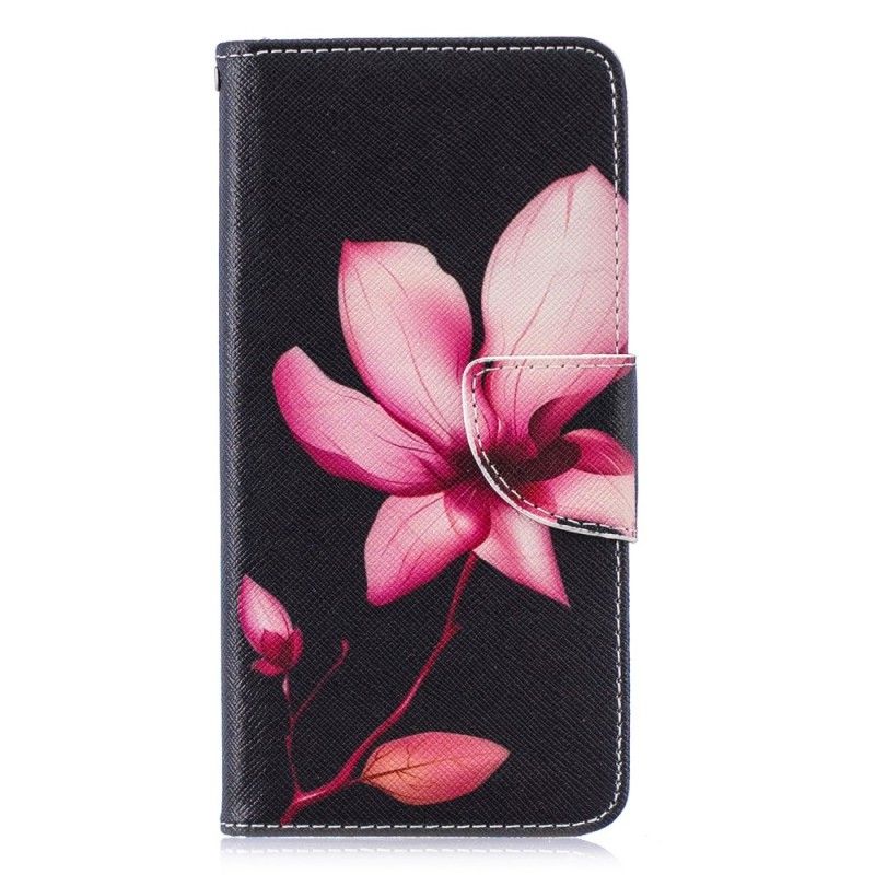 Etui Folio Huawei P30 Różowy Kwiat