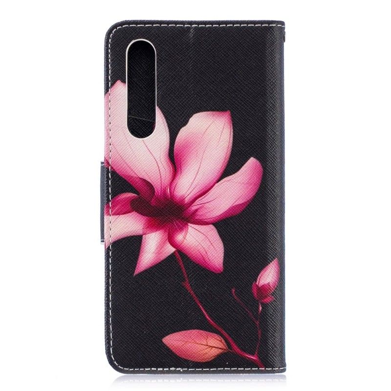 Etui Folio Huawei P30 Różowy Kwiat