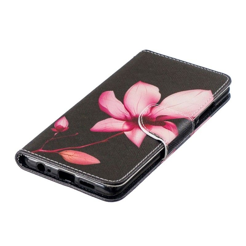 Etui Folio Huawei P30 Różowy Kwiat