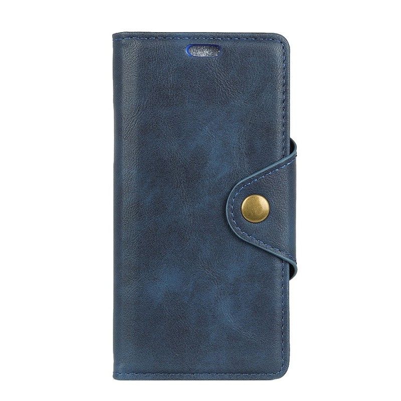 Etui Folio Huawei P30 Vintage Guzik Ze Sztucznej Skóry Etui Ochronne