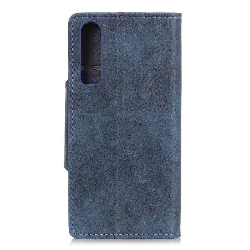 Etui Folio Huawei P30 Vintage Guzik Ze Sztucznej Skóry Etui Ochronne