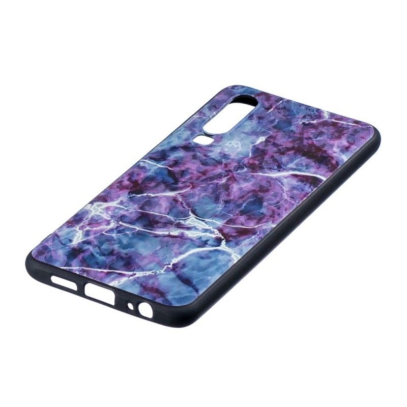 Etui Huawei P30 Fioletowy Marmur