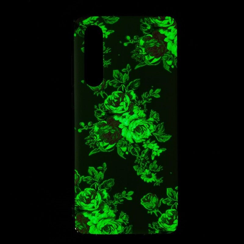 Etui Huawei P30 Fluorescencyjne Kwiaty Wolności