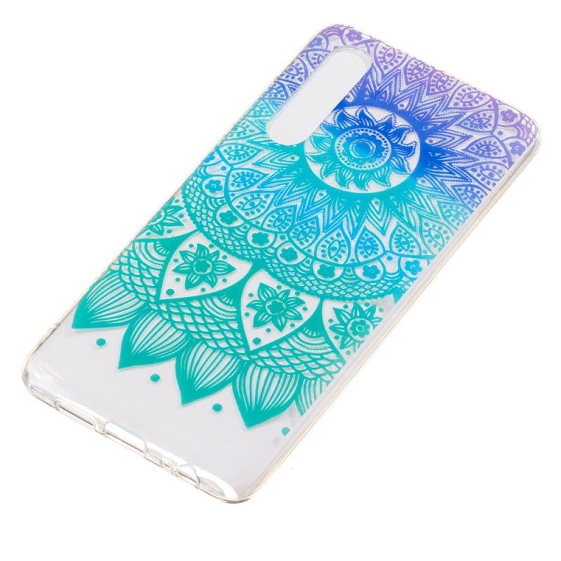 Etui Huawei P30 Przezroczysta Kolorowa Mandala Etui Ochronne