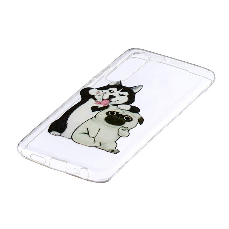 Etui Huawei P30 Śmieszne Psy