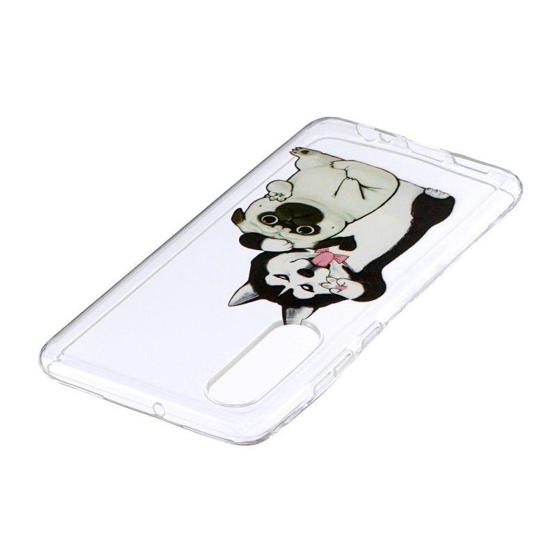 Etui Huawei P30 Śmieszne Psy