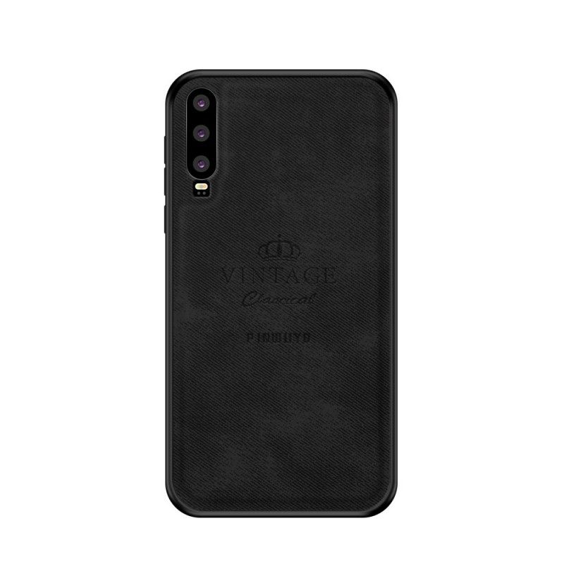 Etui Huawei P30 Szary Czarny Honorowy Rocznik