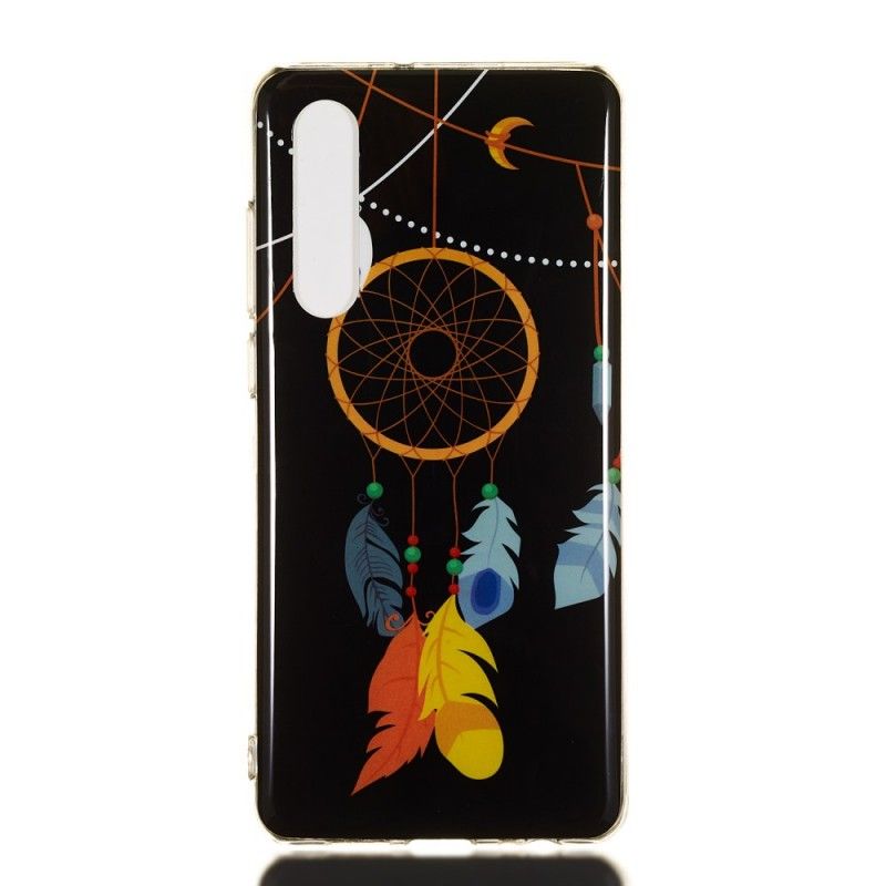 Etui Huawei P30 Unikalny Fluorescencyjny Łapacz Snów Etui Ochronne