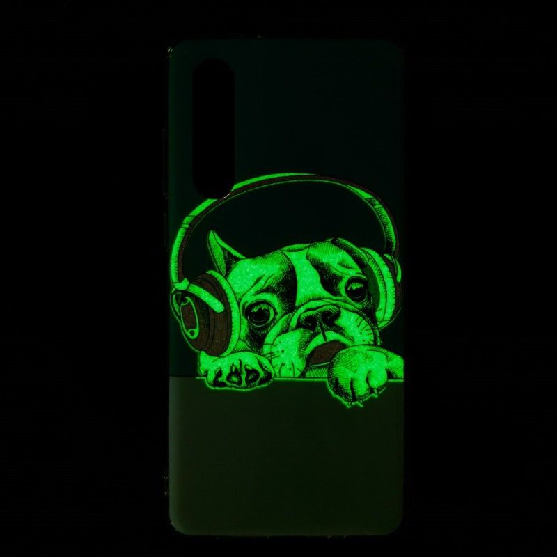 Futerały Huawei P30 Etui na Telefon Fluorescencyjny Pies