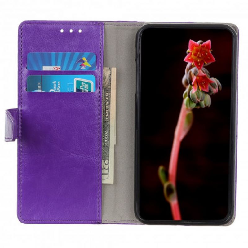 Etui Folio Do Sony Xperia 10 Iii Klasyczny Efekt Skóry