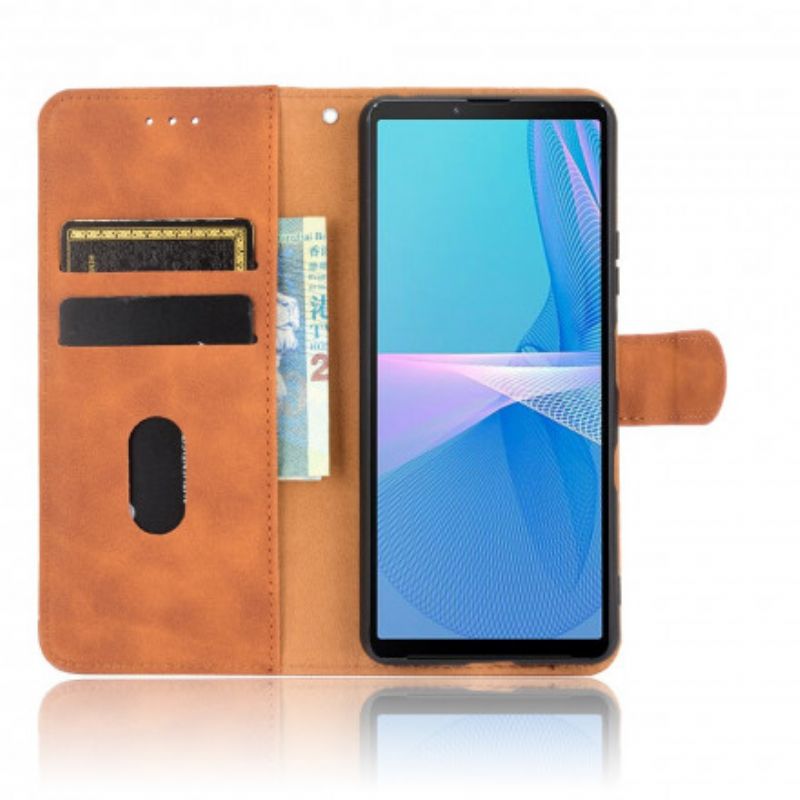 Etui Folio Sony Xperia 10 Iii Dotyk Skóry