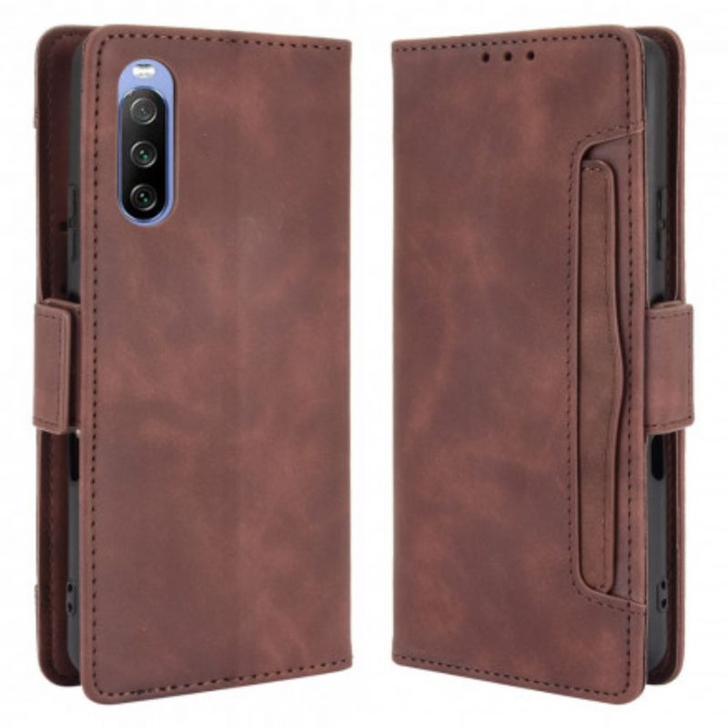 Etui Folio Sony Xperia 10 Iii Multi-karta Pierwszej Klasy