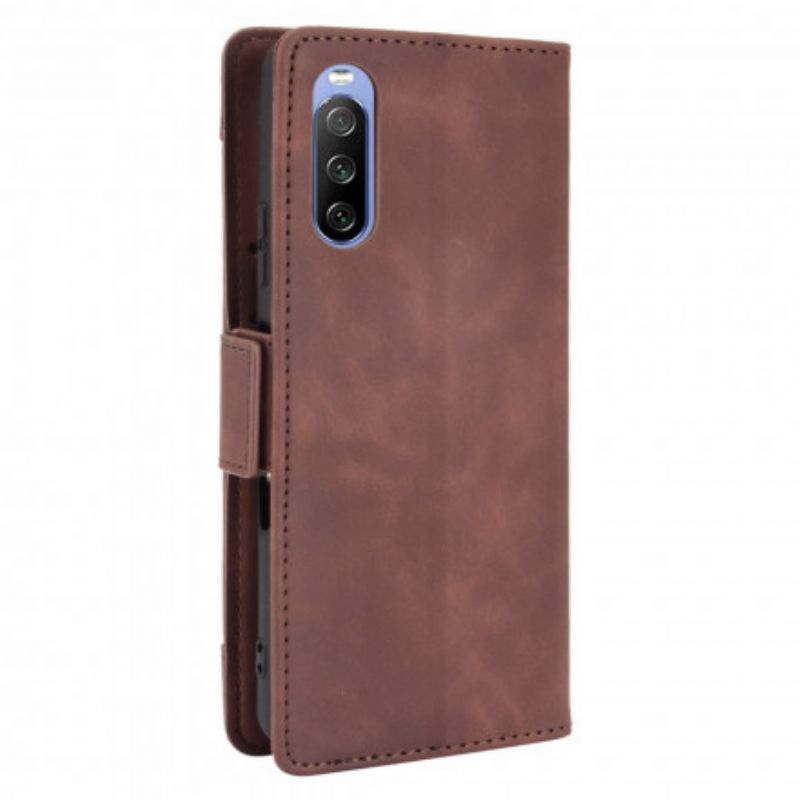 Etui Folio Sony Xperia 10 Iii Multi-karta Pierwszej Klasy