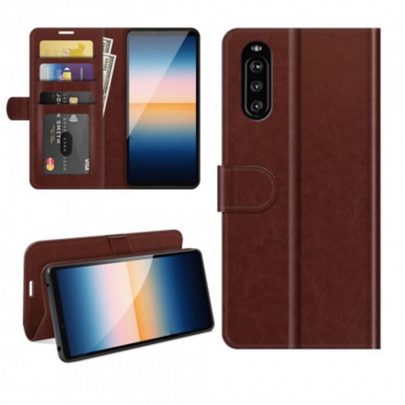 Etui Folio Sony Xperia 10 Iii Ultra Sztuczna Skóra Etui Ochronne