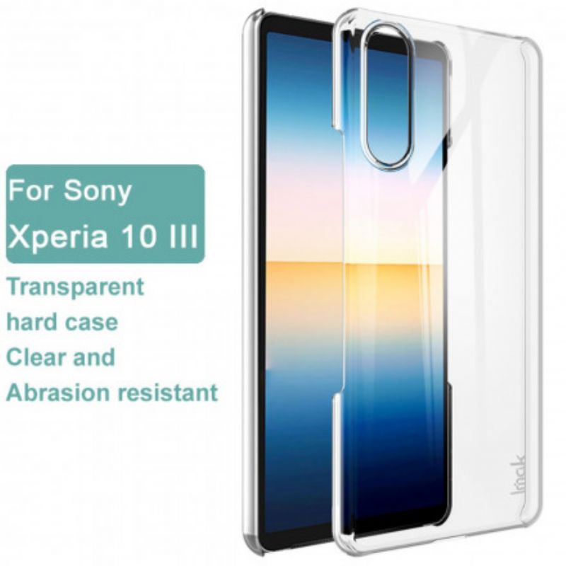 Etui Sony Xperia 10 Iii Imak Przezroczysty Kryształ Etui Ochronne