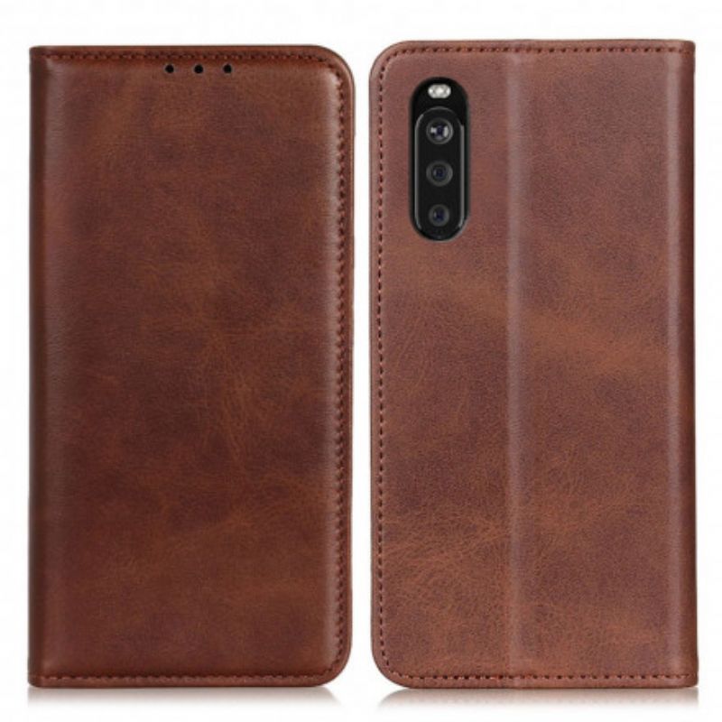 Flip Kotelot Sony Xperia 10 Iii Etui Na Telefon Skóra Dwoina Elegancja