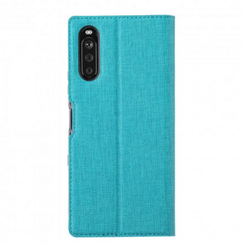 Flip Kotelot Sony Xperia 10 Iii Etui Na Telefon Teksturowane Vili Dmx