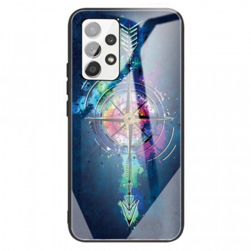 Etui do Samsung Galaxy A13 Strzała Ze Szkła Hartowanego