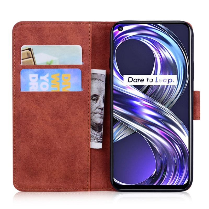 Etui Folio Realme 8i Dotykowy Motyl Etui Ochronne