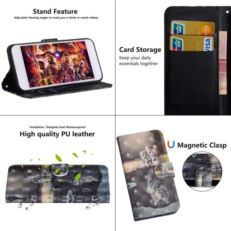 Etui Folio Huawei P Smart 2019 Ernest Tygrys Etui Ochronne