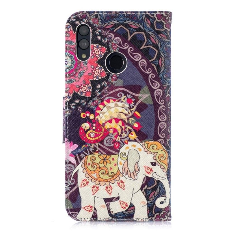 Etui Folio Huawei P Smart 2019 Etniczna Mandala Słonia Etui Ochronne