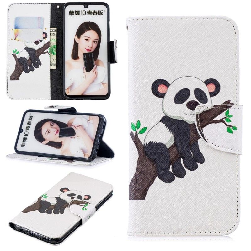 Etui Folio Huawei P Smart 2019 Leniwa Panda