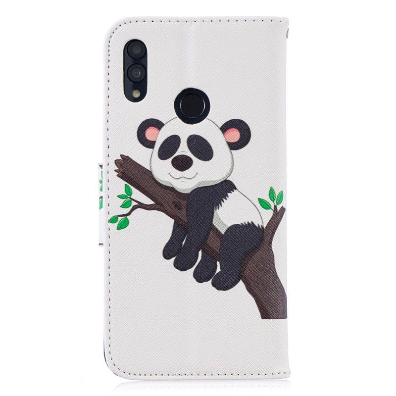 Etui Folio Huawei P Smart 2019 Leniwa Panda