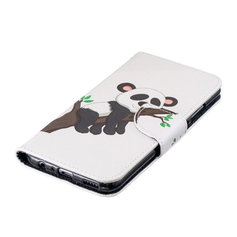 Etui Folio Huawei P Smart 2019 Leniwa Panda