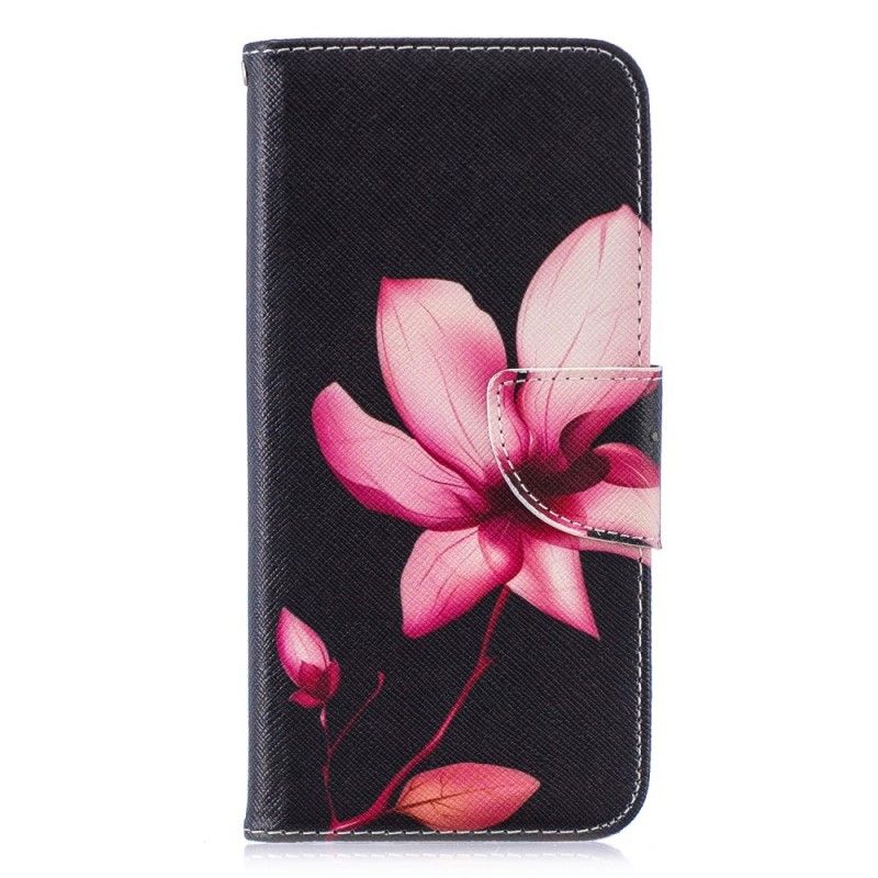 Etui Folio Huawei P Smart 2019 Różowy Kwiat