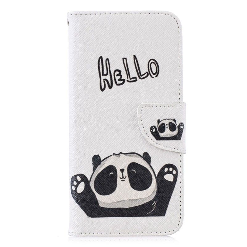 Etui Folio Huawei P Smart 2019 Witaj Panda