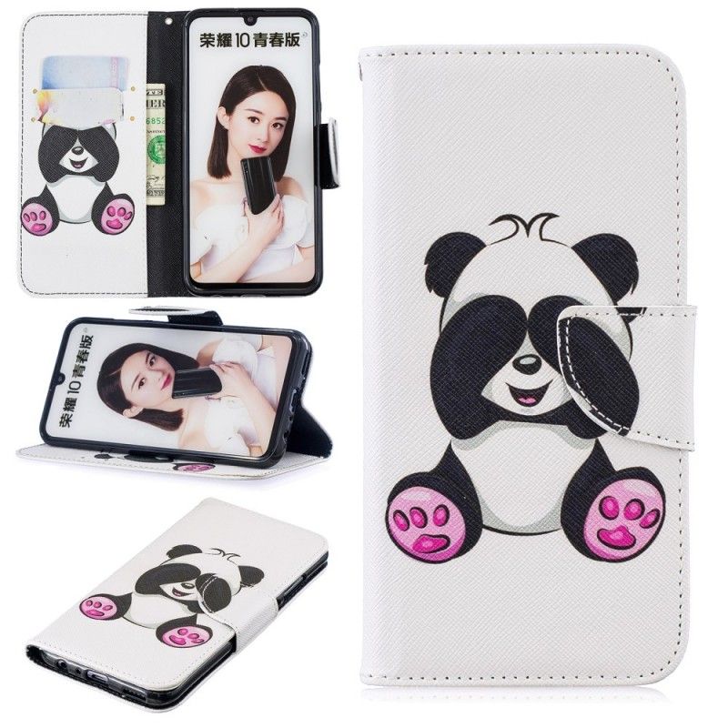 Etui Folio Huawei P Smart 2019 Zabawna Panda