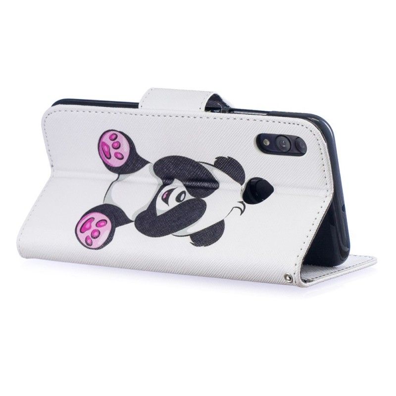 Etui Folio Huawei P Smart 2019 Zabawna Panda