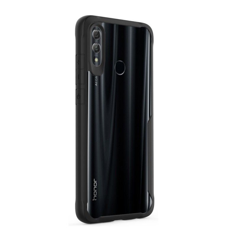 Etui Huawei P Smart 2019 Czerwony Czarny Hybryda Szokowa