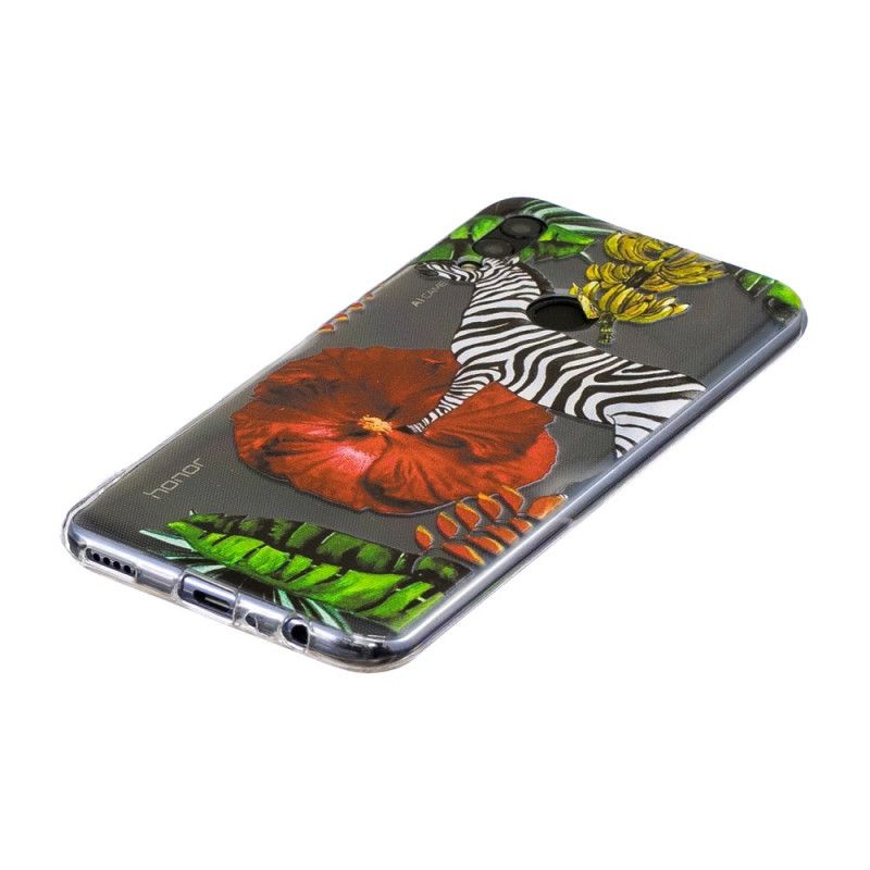 Etui Huawei P Smart 2019 Zebra I Kwiaty