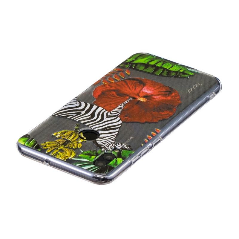 Etui Huawei P Smart 2019 Zebra I Kwiaty