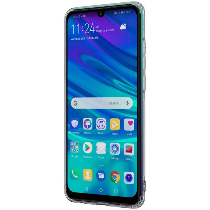 Etui Huawei P Smart 2019 Złoty Szary Przezroczysty Nillkin Etui Ochronne