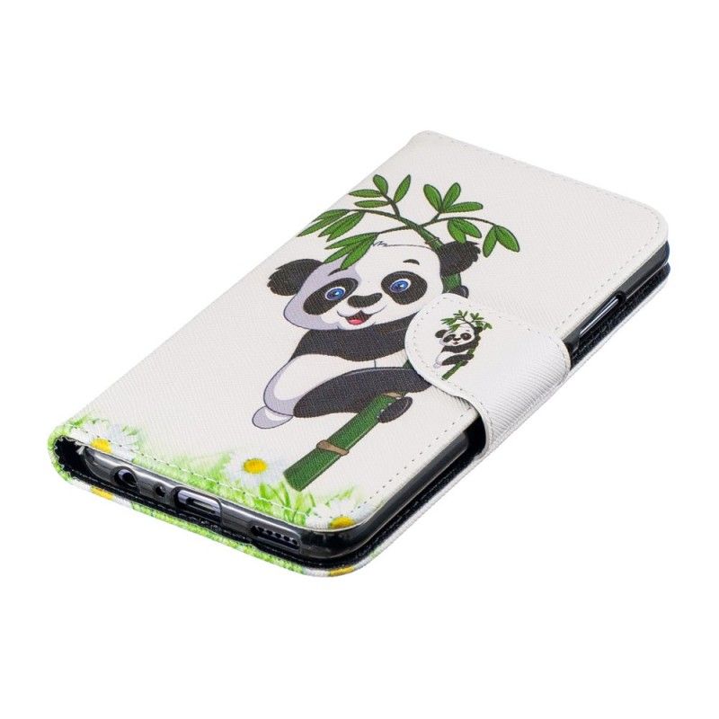 Obudowa Huawei P Smart 2019 Etui na Telefon Panda Na Bambusie