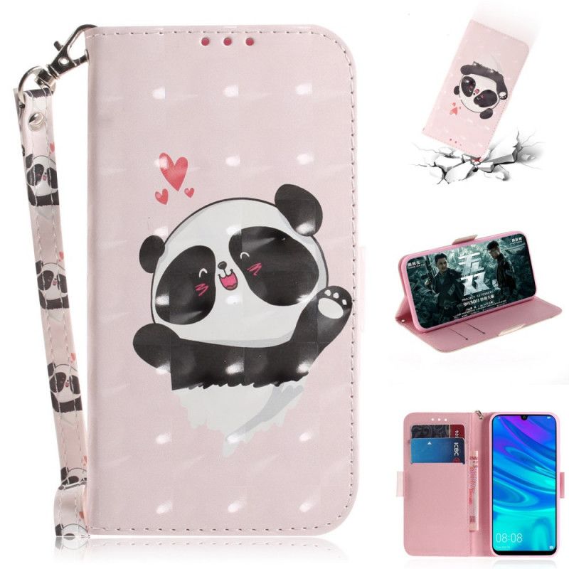 Pokrowce Huawei P Smart 2019 Panda Love Ze Stringami