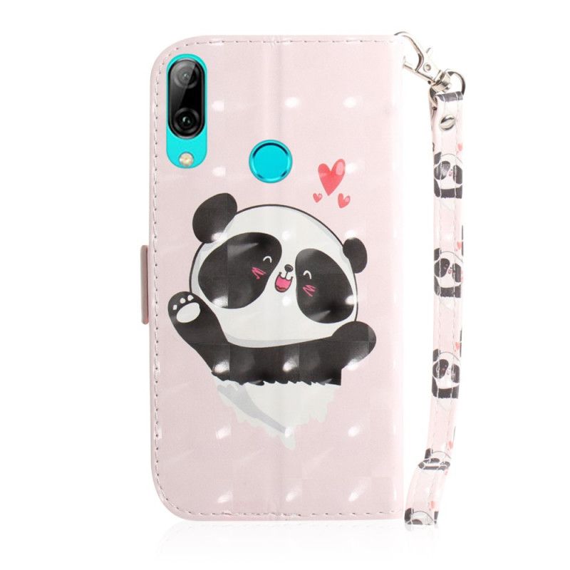 Pokrowce Huawei P Smart 2019 Panda Love Ze Stringami